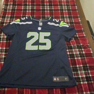Large womens Sherman Seahawks Jersey